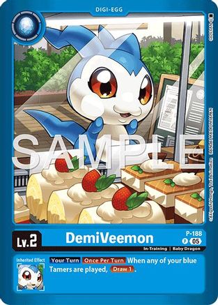 Image of DemiVeemon (P-188) - Limited Card Pack -Another Knight- Foil