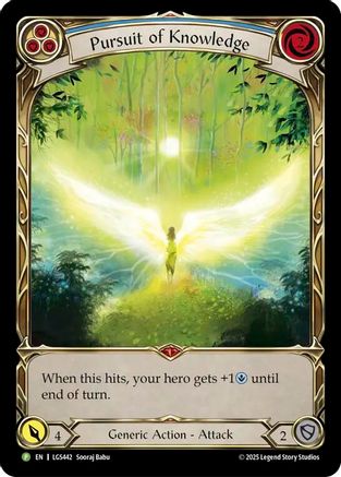Image of Pursuit of Knowledge - LGS442 (LGS442) - Flesh and Blood: Promo Cards Cold Foil