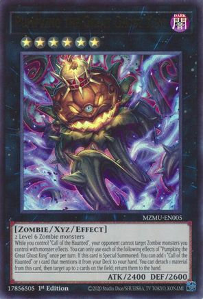Image of Pumpking the Great Ghost King (MZMU-EN005) - Maze of Muertos 1st Edition