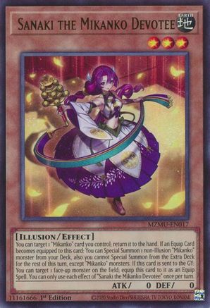 Image of Sanaki the Mikanko Devotee (MZMU-EN017) - Maze of Muertos 1st Edition