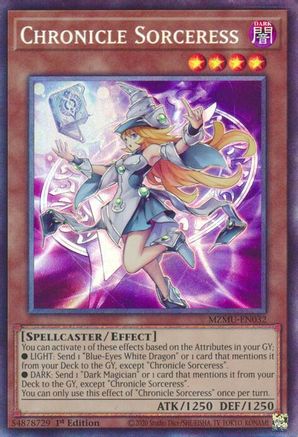 Image of Chronicle Sorceress (Collector's Rare) (MZMU-EN032) - Maze of Muertos 1st Edition