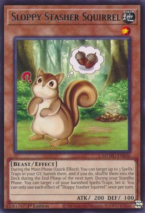 Image of Sloppy Stasher Squirrel (MZMU-EN036) - Maze of Muertos 1st Edition