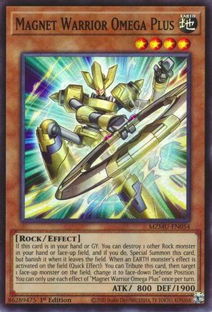 Image of Magnet Warrior Omega Plus (MZMU-EN054) - Maze of Muertos 1st Edition