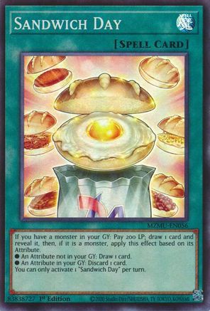 Image of Sandwich Day (MZMU-EN056) - Maze of Muertos 1st Edition