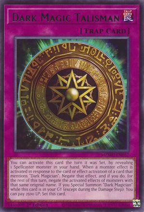 Image of Dark Magic Talisman (MZMU-EN057) - Maze of Muertos 1st Edition