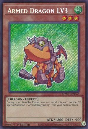 Image of Armed Dragon LV3 (MZMU-EN063) - Maze of Muertos 1st Edition