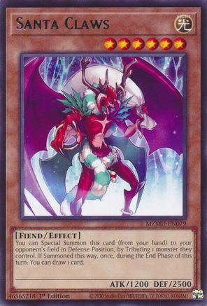 Image of Santa Claws (MZMU-EN079) - Maze of Muertos 1st Edition