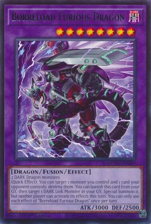 Image of Borreload Furious Dragon (MZMU-EN099) - Maze of Muertos 1st Edition