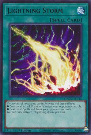 Image of Lightning Storm (MZMU-EN116) - Maze of Muertos 1st Edition