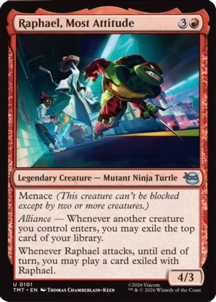 Image of Raphael, Most Attitude (TMT-101) - Teenage Mutant Ninja Turtles