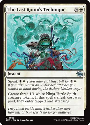 Image of The Last Ronin's Technique (TMT-012) - Teenage Mutant Ninja Turtles Foil