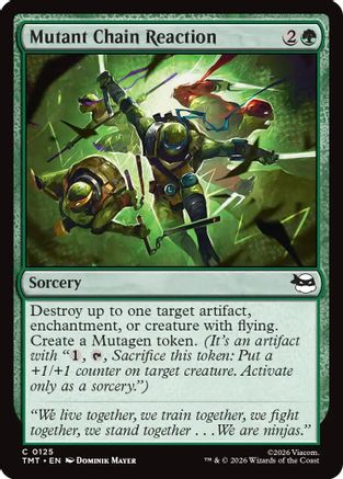 Image of Mutant Chain Reaction (TMT-125) - Teenage Mutant Ninja Turtles Foil