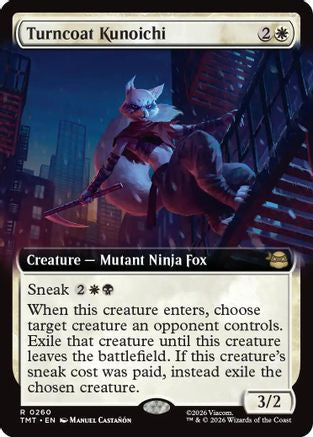 Image of Turncoat Kunoichi (Extended Art) (TMT-260) - Teenage Mutant Ninja Turtles