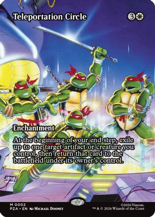 Image of Teleportation Circle (Borderless) (PZA-002) - Teenage Mutant Ninja Turtles Eternal-Legal