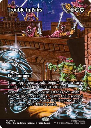 Image of Trouble in Pairs (Borderless) (PZA-003) - Teenage Mutant Ninja Turtles Eternal-Legal