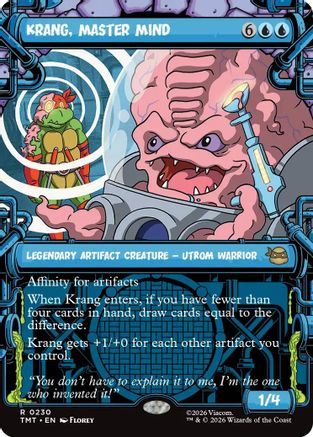 Image of Krang, Master Mind (Showcase) (TMT-230) - Teenage Mutant Ninja Turtles