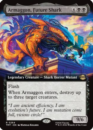 Image of Armaggon, Future Shark (Extended Art) (TMT-264) - Teenage Mutant Ninja Turtles