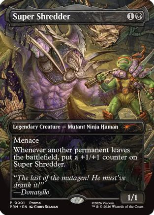 Image of Super Shredder (Borderless) (UMP-001) - Unique and Miscellaneous Promos Foil
