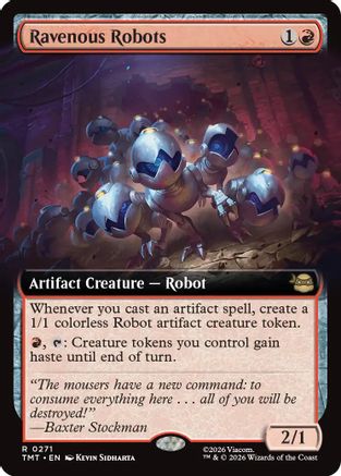 Image of Ravenous Robots (Extended Art) (TMT-271) - Teenage Mutant Ninja Turtles