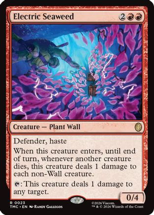 Image of Electric Seaweed (TMC-023) - Commander: Teenage Mutant Ninja Turtles