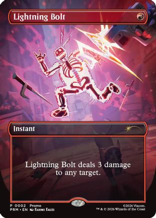 Image of Lightning Bolt (Borderless) (UMP-002) - Unique and Miscellaneous Promos