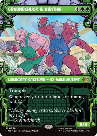 Image of Groundchuck & Dirtbag (Showcase) (TMT-238) - Teenage Mutant Ninja Turtles