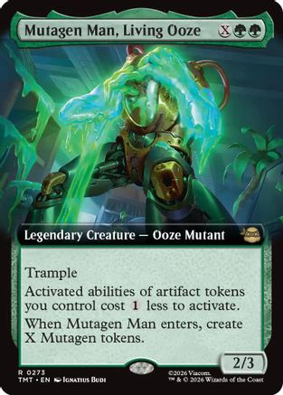 Image of Mutagen Man, Living Ooze (Extended Art) (TMT-273) - Teenage Mutant Ninja Turtles Foil
