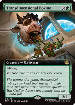 Image of Transdimensional Bovine (Extended Art) (TMT-274) - Teenage Mutant Ninja Turtles