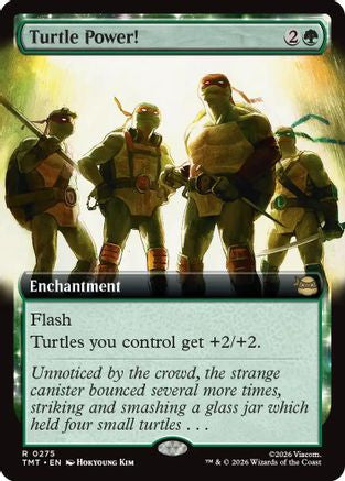Image of Turtle Power! (Extended Art) (TMT-275) - Teenage Mutant Ninja Turtles Foil
