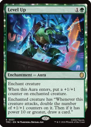 Image of Level Up (TMC-031) - Commander: Teenage Mutant Ninja Turtles Foil