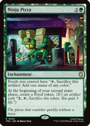 Image of Ninja Pizza (TMC-032) - Commander: Teenage Mutant Ninja Turtles