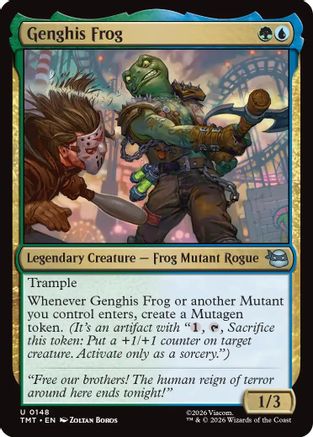 Image of Genghis Frog (TMT-148) - Teenage Mutant Ninja Turtles
