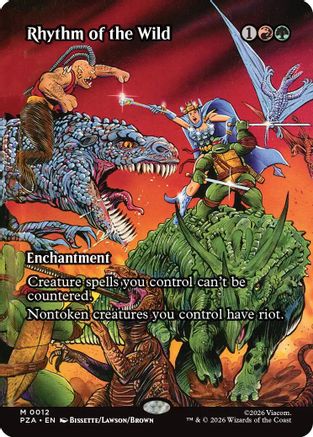 Image of Rhythm of the Wild (Borderless) (PZA-012) - Teenage Mutant Ninja Turtles Eternal-Legal