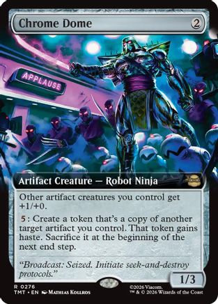 Image of Chrome Dome (Extended Art) (TMT-276) - Teenage Mutant Ninja Turtles