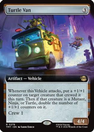 Image of Turtle Van (Extended Art) (TMT-278) - Teenage Mutant Ninja Turtles