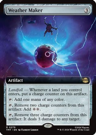 Image of Weather Maker (Extended Art) (TMT-279) - Teenage Mutant Ninja Turtles Foil