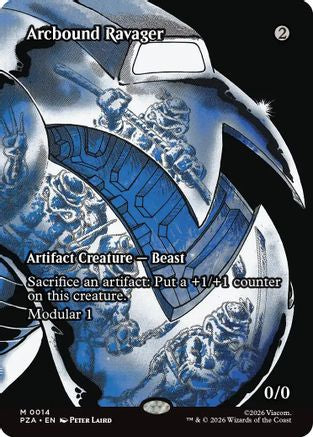 Image of Arcbound Ravager (Borderless) (PZA-136) - Teenage Mutant Ninja Turtles Eternal-Legal
