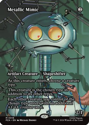 Image of Metallic Mimic (Borderless) (PZA-016) - Teenage Mutant Ninja Turtles Eternal-Legal
