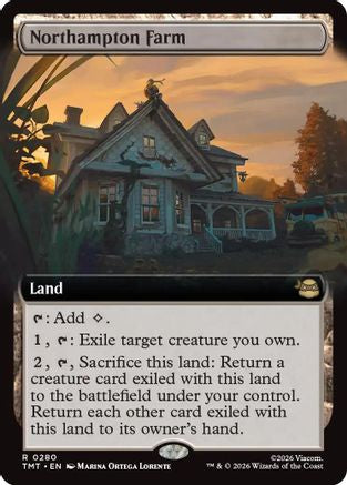 Image of Northampton Farm (Extended Art) (TMT-280) - Teenage Mutant Ninja Turtles Foil