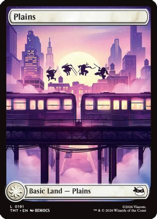 Image of Plains (0191) (TMT-191) - Teenage Mutant Ninja Turtles Foil