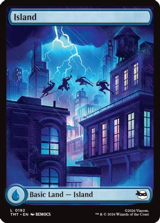 Image of Island (0192) (TMT-192) - Teenage Mutant Ninja Turtles Foil