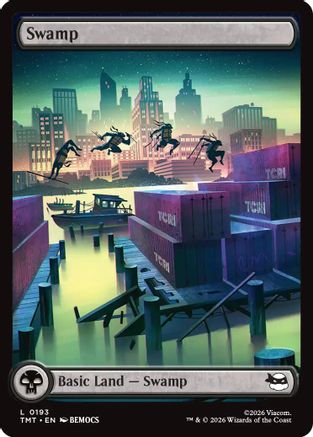 Image of Swamp (0193) (TMT-193) - Teenage Mutant Ninja Turtles Foil