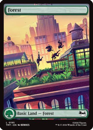 Image of Forest (0195) (TMT-195) - Teenage Mutant Ninja Turtles Foil