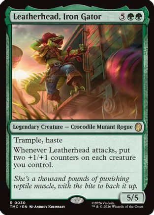 Image of Leatherhead, Iron Gator (TMT-030) - Teenage Mutant Ninja Turtles