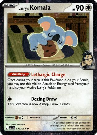 Image of Larry's Komala 175/217  - Holofoil Miscellaneous Cards & Products - Common