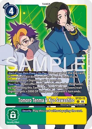 Image of Tomoro Tenma & Kyo Sawashiro (ST23-13) - Starter Deck 23: Beatbreak Foil