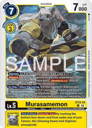 Image of Murasamemon (ST23-04) - Starter Deck 23: Beatbreak