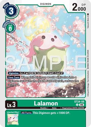 Image of Lalamon (ST24-08) - Starter Deck 24: Data Squad