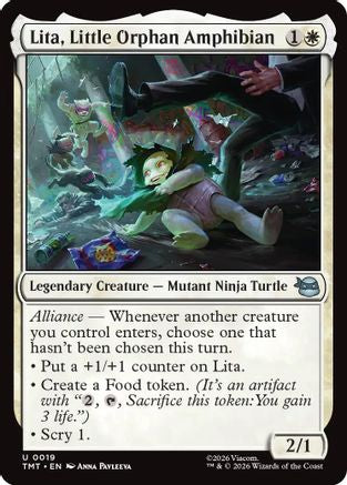 Image of Lita, Little Orphan Amphibian (TMT-019) - Teenage Mutant Ninja Turtles