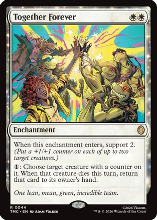 Image of Together Forever (TMC-044) - Commander: Teenage Mutant Ninja Turtles Foil